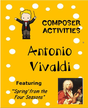 Preview of COMPOSER ACTIVITIES Antonio Vivaldi