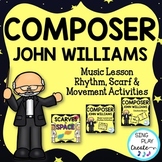 Composer John Williams Music Class Lesson Bundle: Rhythm, 
