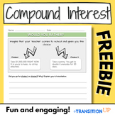 COMPOUND INTEREST FREEBIE: Would You Rather?! Finance- Act
