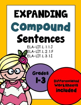 Preview of Compound Sentences Worksheets Distance Learning