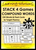 COMPOUND WORDS Game - STACK 4 - Three Boards/150 Compound 