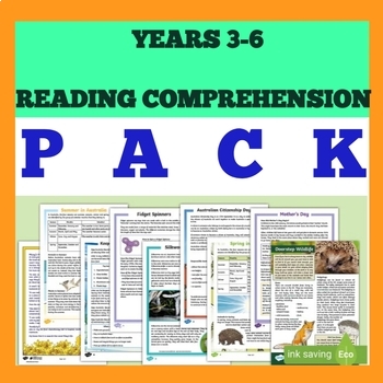 Preview of COMPREHENSION ACTIVITY 3-6
