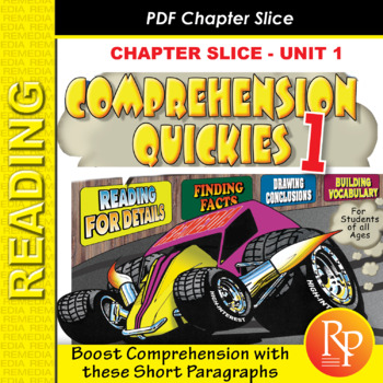 Preview of COMPREHENSION QUICKIES: UNIT 1 - Short Stories - Follow Up Activities