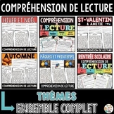 French Reading Comprehension Bundle - COMPRÉHENSIONS DE LE