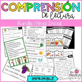 Preview of Comprensión de Lectura Bundle | Nivel Inicial