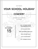 CONCERT SAVE THE DATE - NOTE FOR PARENTS