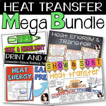 Preview of CONDUCTION, CONVECTION, AND RADIATION Heat Energy Heat Transfer Bundle