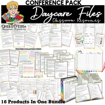 Preview of CONFERENCE PACKET FOR CHILD CARE DAYCARE ALL-IN-ONE BUNDLE