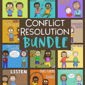 Preview of CONFLICT RESOLUTION BUNDLE: Help Students Resolve Conflicts Peacefully