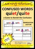 COMMONLY CONFUSED WORDS - GAME quiet-quite