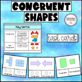 CONGRUENT SHAPES Task Cards - Not congruent shapes - MODIF