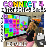 CONNECT 4 - INTERACTIVE POWERPOINT GAME *EDITABLE*