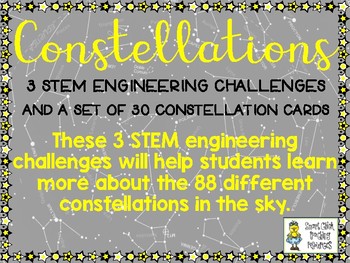 Preview of CONSTELLATIONS - Science STEM - STEM Engineering Challenges, Pack of 3