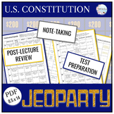 Constitution Jeoparty Review Notes Test Prep