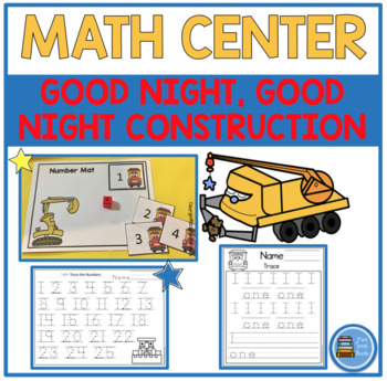 Preview of CONSTRUCTION SITE GOOD NIGHT MATH MATS