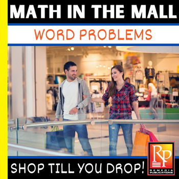 Preview of Consumer Math In The Mall:  250 Real-Life Word Problems | Percents | Discounts