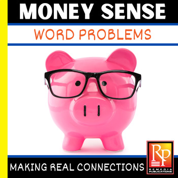 Preview of CONSUMER MATH Money Sense: 170 Life Skills Math Word Problems No Prep Worksheets