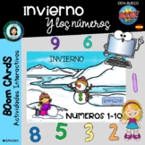 CONTAR 1-10 INVIERNO - Boom Cards Distance Learning- WINTE