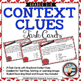 CONTEXT CLUES TASK CARDS
