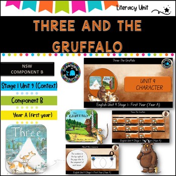 Preview of CONTEXT-English St 1 Unit 9- NSW (YR A) Three and The Gruffalo, Term 2