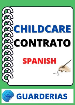 Preview of CONTRATO PROVEEDOR Y PADRE FAMILY CHILDCARE 2022 EDITABLE