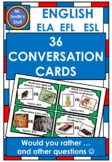 CONVERSATION STARTERS - SPEAKING CARDS