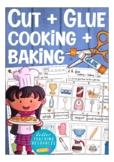 COOKING + BAKING Cut & Glue, English vocabulary primary / 