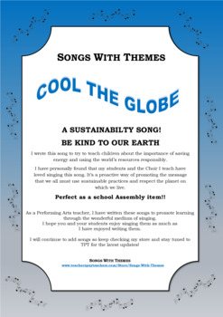 Preview of COOL THE GLOBE SONG