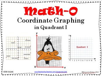 Preview of COORDINATE GRAPHING in Quadrant I - CCSS 5.G.A1