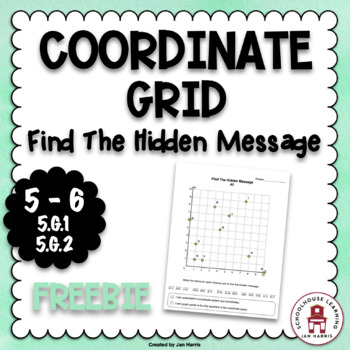 Preview of COORDINATE GRID - Find The Hidden Message