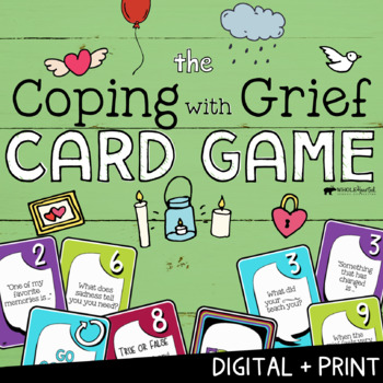 Preview of COPING with GRIEF: Print + Digital SEL Game | Social Emotional Distance Learning