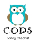 COPS Editing and Revising Posters - Owl Themed