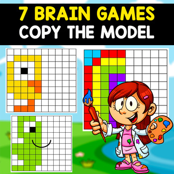 Preview of COPY THE MODEL | 7 Brain Games