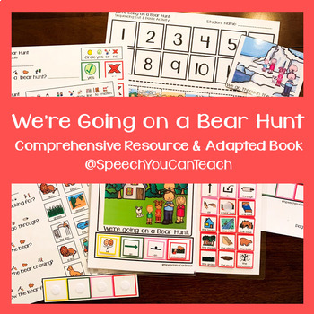 Preview of CORE, AAO Sent, Adapted Book | We're Going on a Bear Hunt Comprehensive Resource