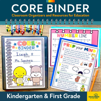 Preview of CORE Binder | Morning Work Binder | Student Binder | Back to School 