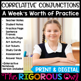 Correlative Conjunctions Lesson, Practice and Assessment