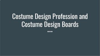 Preview of COSTUME BOARDS