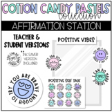 COTTON CANDY PASTELS Affirmation Station Classroom Decor -