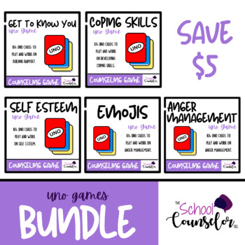 Preview of COUNSELING CARD GAMES - BUNDLE