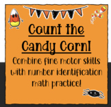 COUNT THE CANDY CORN CENTERS ACTIVITY - NUMBERS 1-20 HALLO