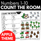 COUNT THE ROOM - APPLE Theme Preschool Math Activity