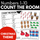 COUNT THE ROOM - CHRISTMAS Theme Preschool Math Activity