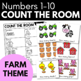 COUNT THE ROOM - Farm Theme Preschool Math Activity