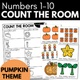 COUNT THE ROOM - PUMPKIN Theme Preschool Math Activity