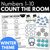 COUNT THE ROOM - WINTER Theme Preschool Math Activity