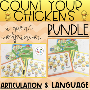 Preview of COUNT YOUR CHICKENS, GAME COMPANION, BUNDLE (ARTICULATION & LANGUAGE)