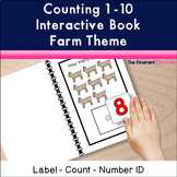 COUNTING Adaptive BOOK Special Education Farm Count to 10 