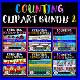 MATH COUNTING CLIPART BUNDLE DONUTS PENCILS FRIES FROGS SO