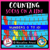 COUNTING CLIPART MATH SOCKS ON A LINE CLOTHES BACK TO SCHO