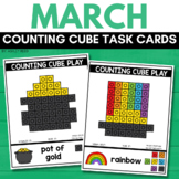 COUNTING CUBE ST. PATRICK'S DAY Task Cards for MARCH
